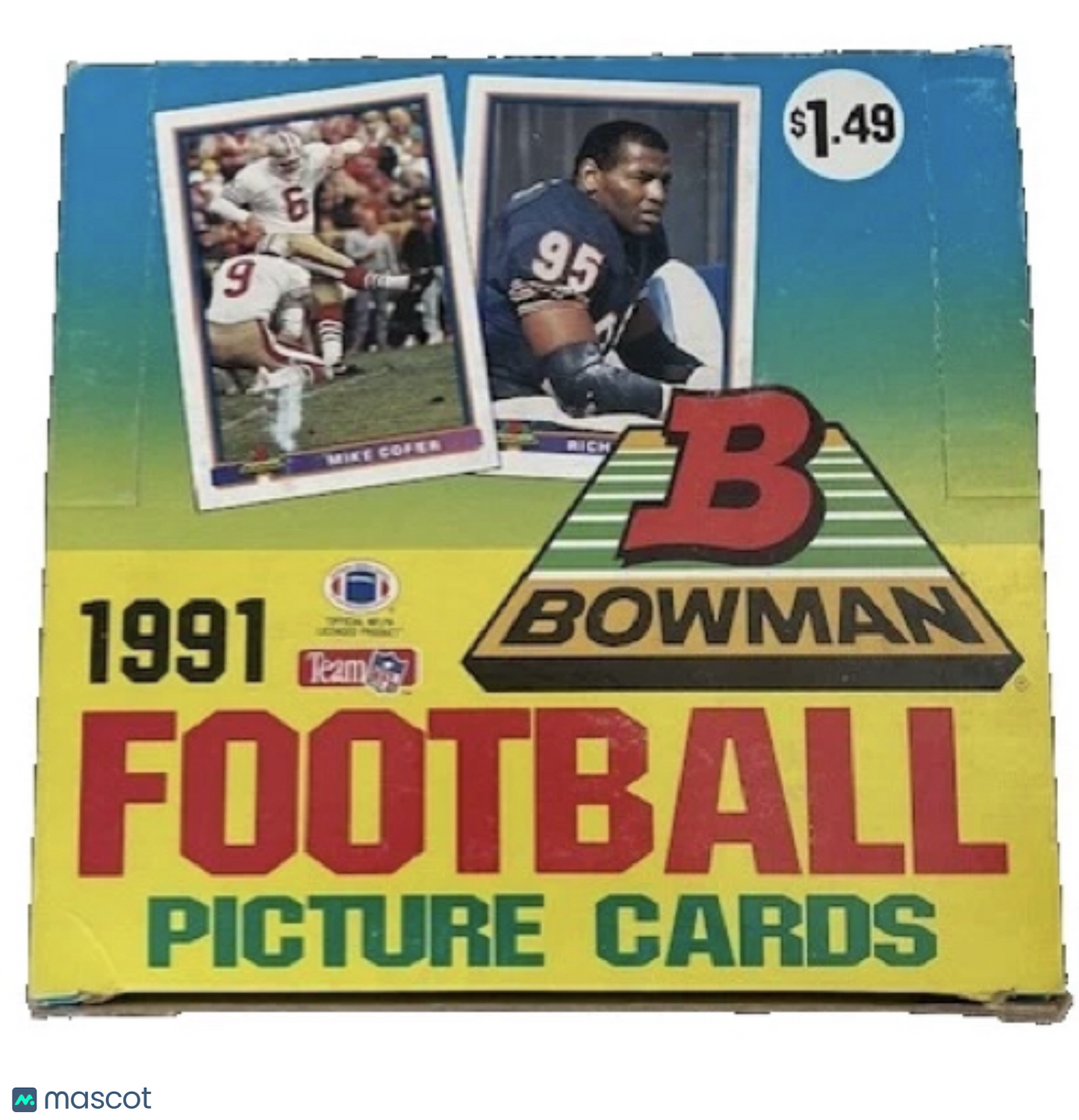 1991 Bowman Football Jumbo Pack Box
