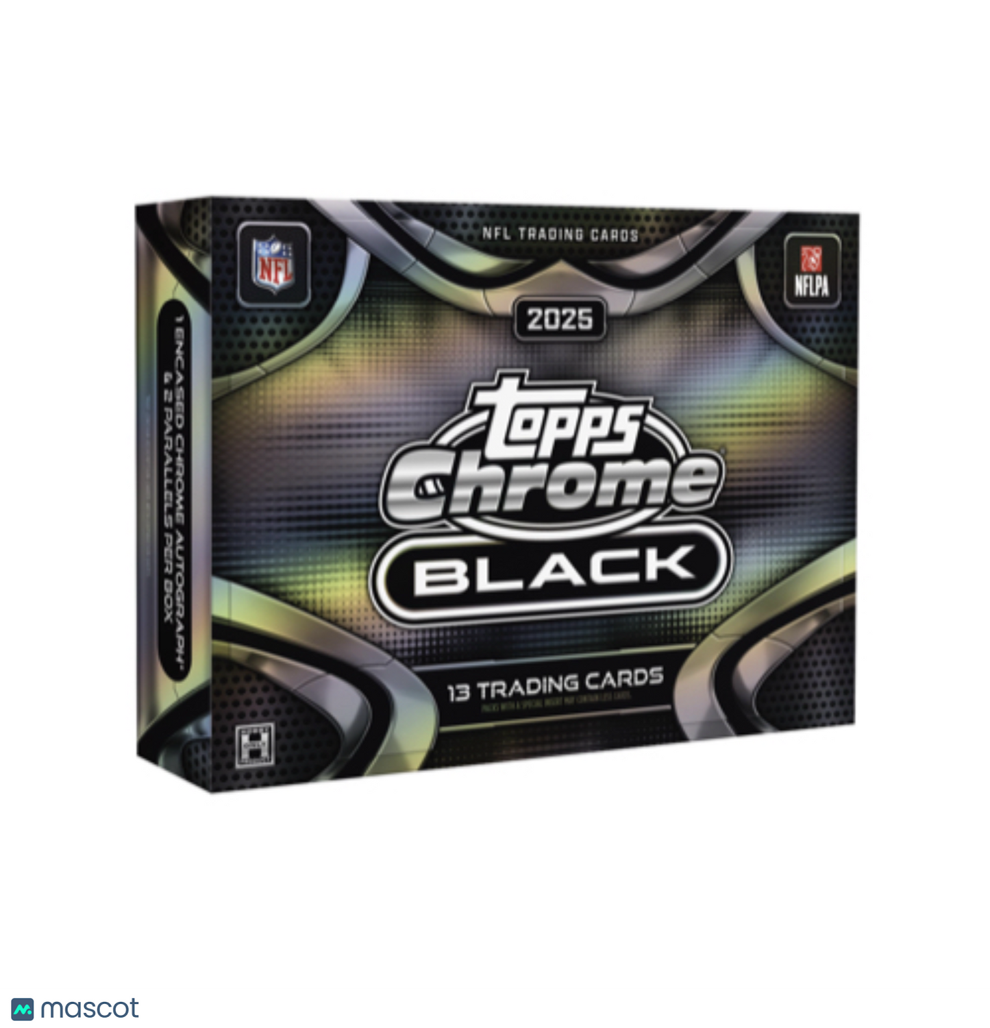 PRE ORDER 2025 Topps Chrome Black Football Hobby Box