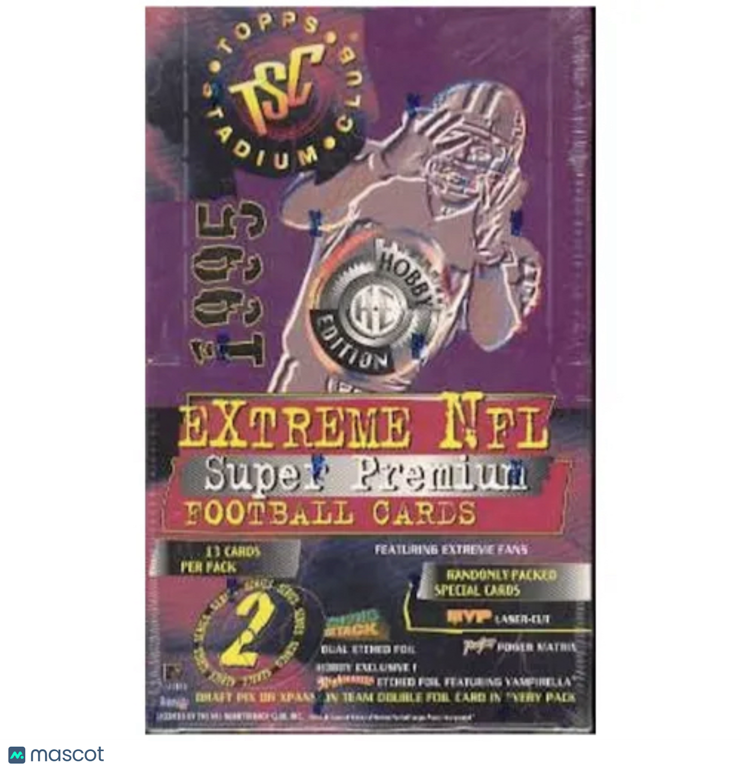 1995 Topps Stadium Club Football Series 2 Hobby Box