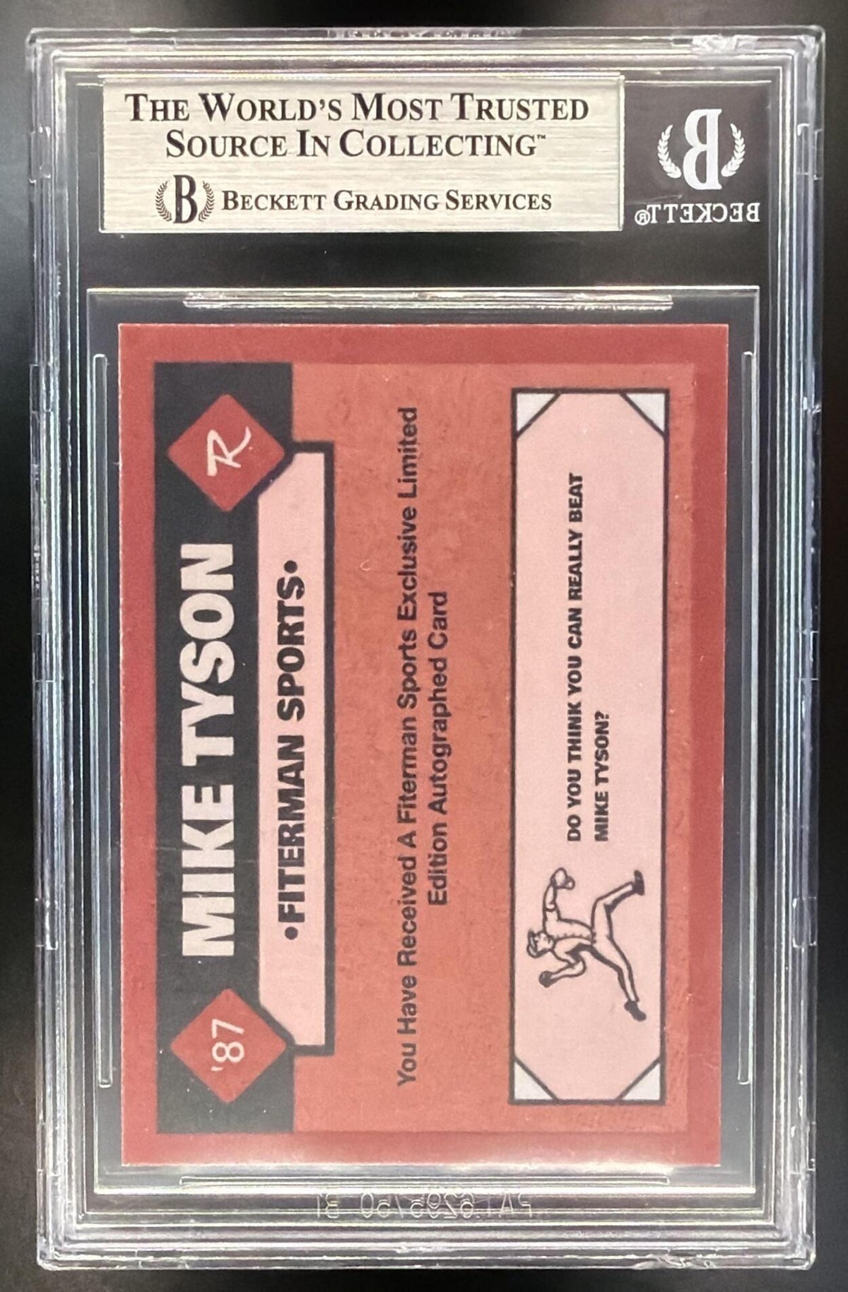 Kid Dynamite Mike Tyson #RI-MT1 BGS Auto Auth