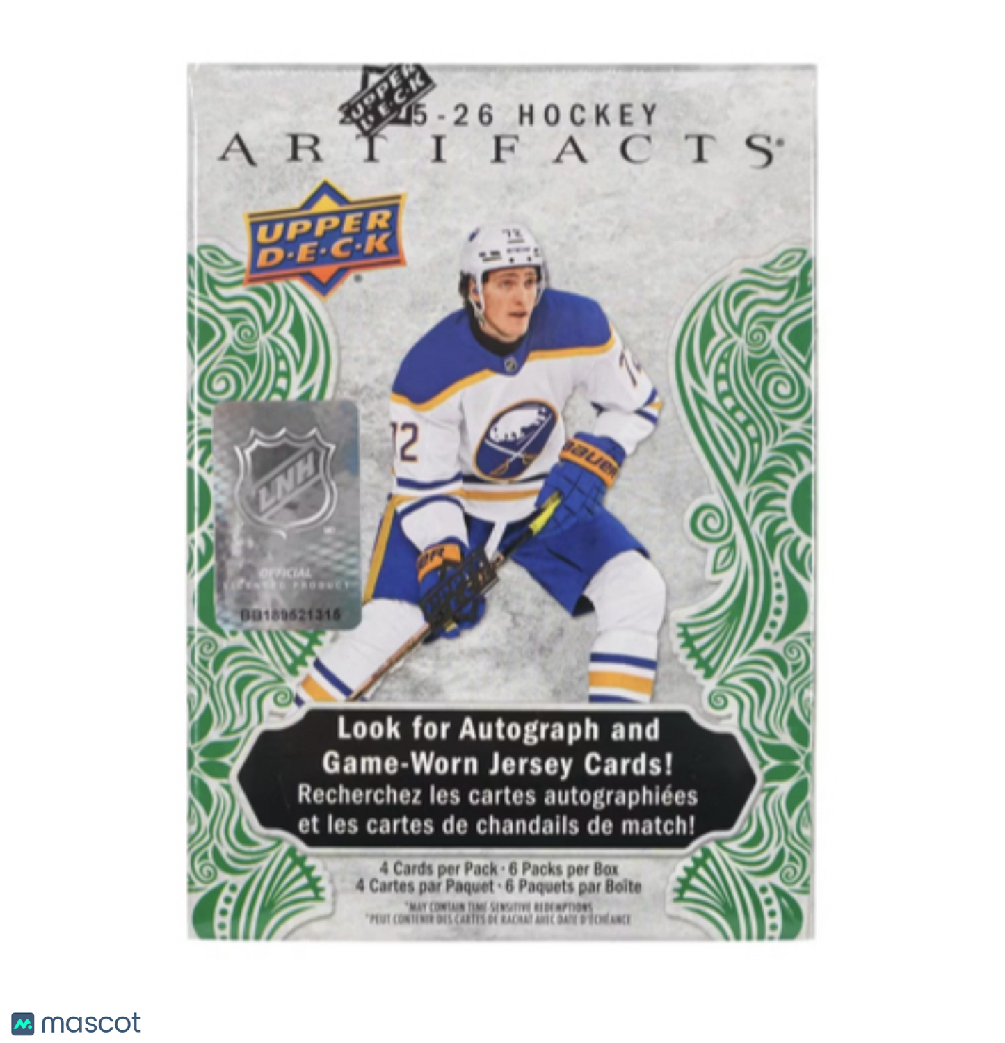 2025/26 Upper Deck Artifacts Hockey Blaster Box