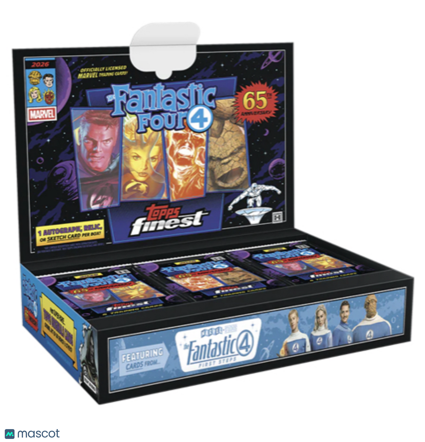 2026 Topps Marvel Finest FF 65th Anniv Hobby Box