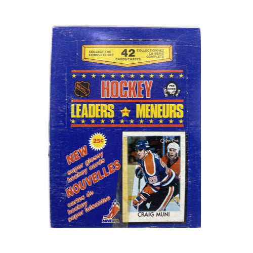 1986-87 O-Pee-Chee Hockey Leaders Meneurs Hobby Box