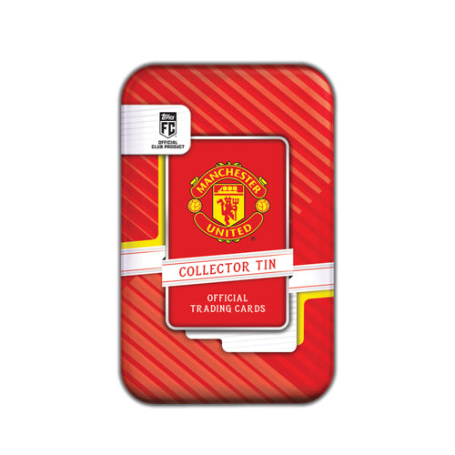 PRE ORDER 2026-27 Topps Soccer Manchester United FC Club Collector Tin
