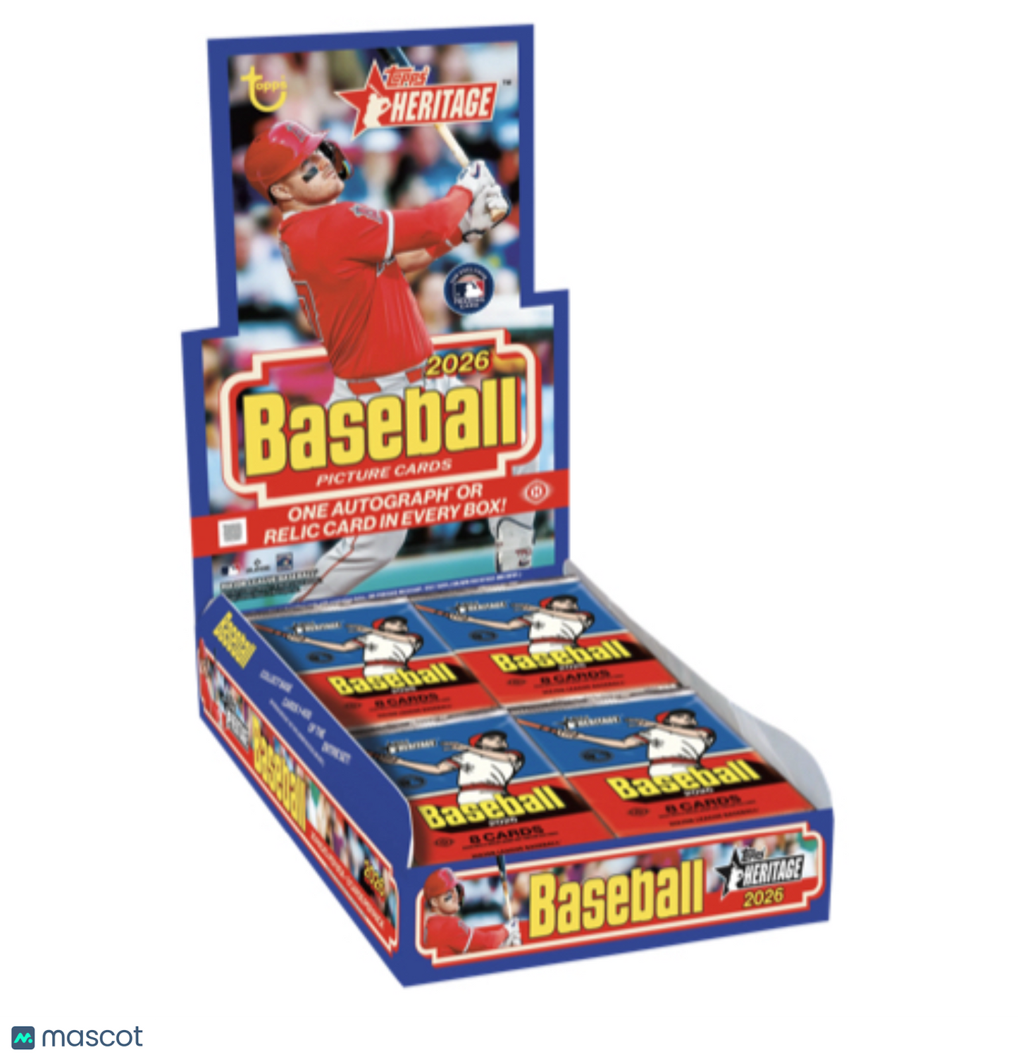 2026 Topps Heritage Baseball Hobby Box