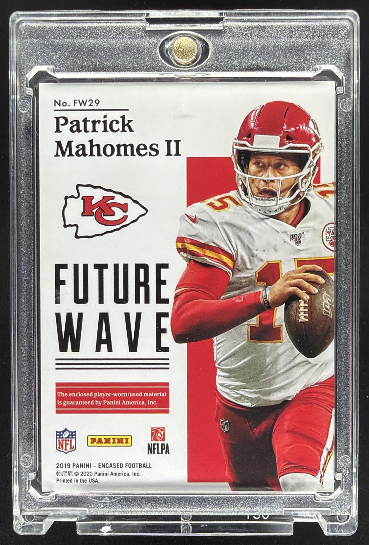 2019 Panini Encased Patrick Mahomes II Patch /75