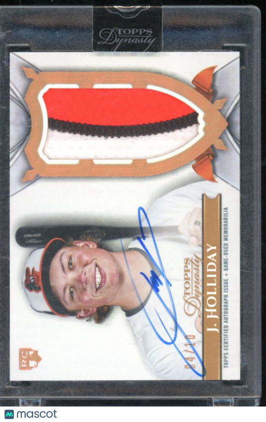 2024 Topps Dynasty Jackson Holliday Rookie Patch Auto /10