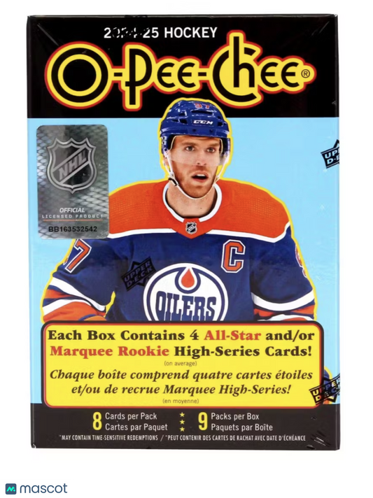 2024-25 Upper Deck O-Pee-Chee Hockey Blaster Box