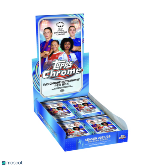 2025-26 Topps Chrome UEFA Womens Champ League Hobby Box