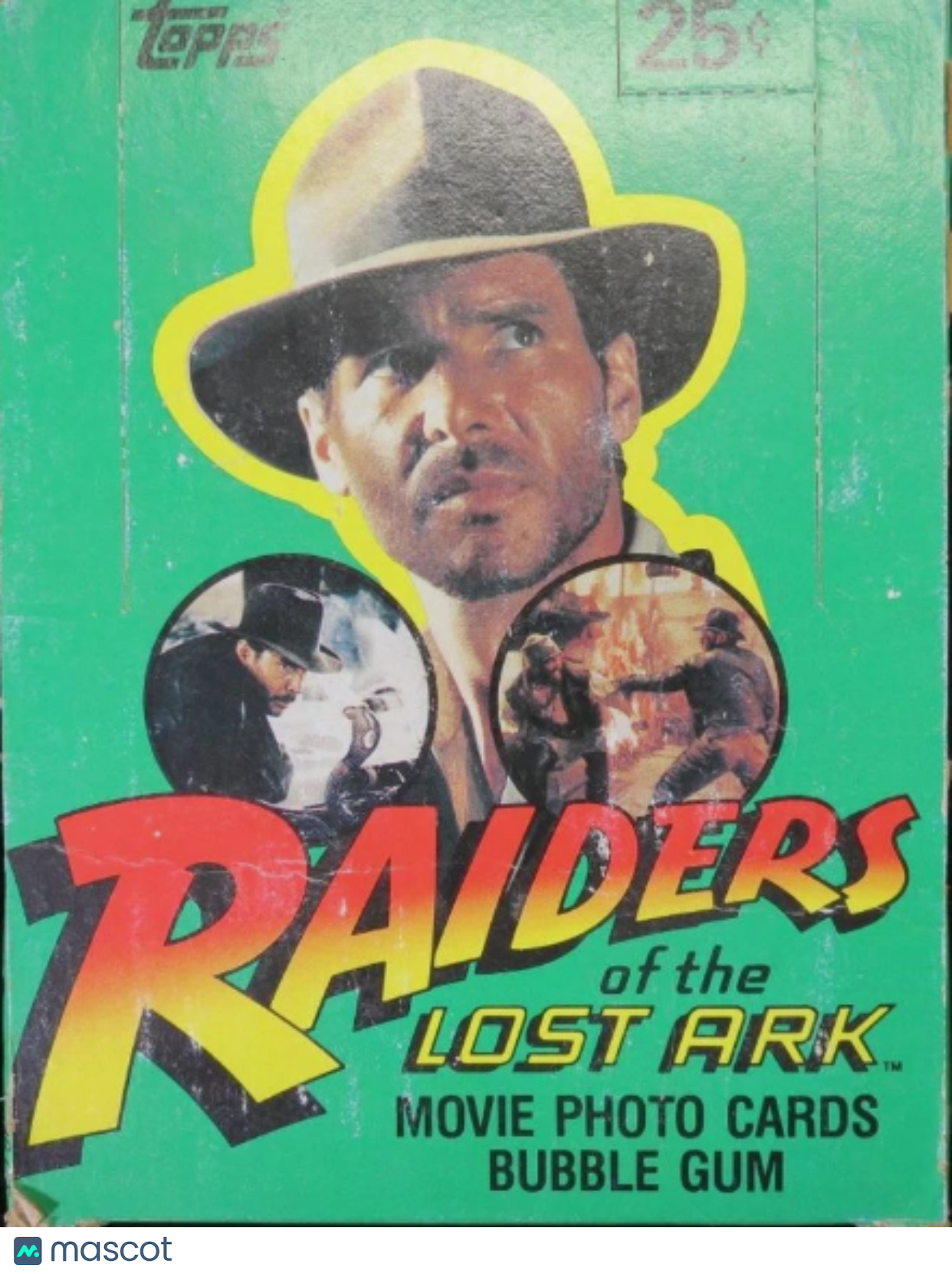 1981 Raiders Of The Lost Ark Wax Box