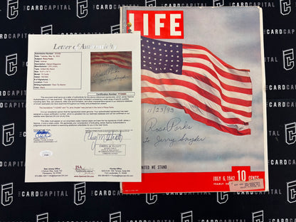 Rosa Parks SIgned Life Magazine United We Stand Dated "11/23/93" JSA Full Letter