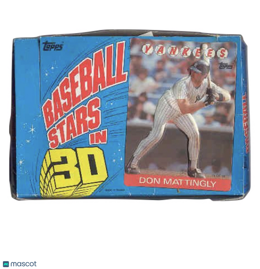 1986 Topps Baseball Stars in 3D Box
