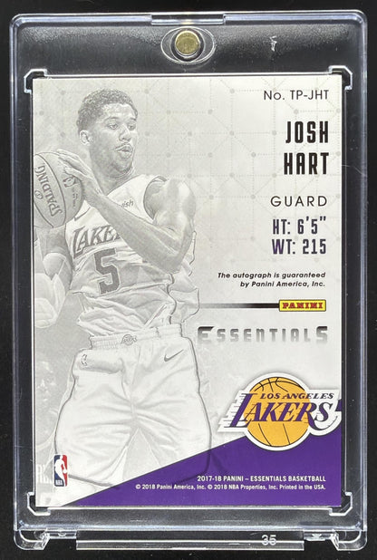 2017-18 Panini Essentials Josh Hart #TP-JHT True Potential /10 RC Auto
