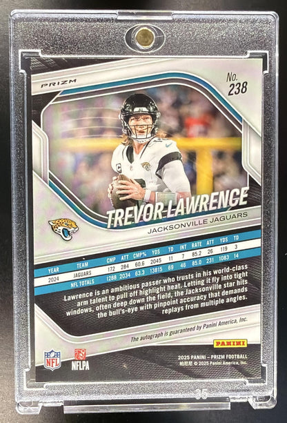 2025 Panini Prizm Trevor Lawrence #238 Auto Silver