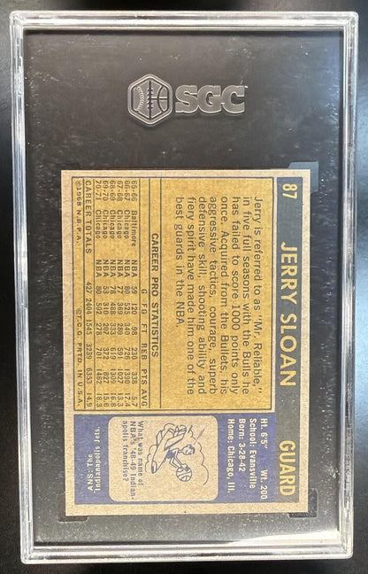 1971-72 Topps Jerry Sloan #87 SGC 7