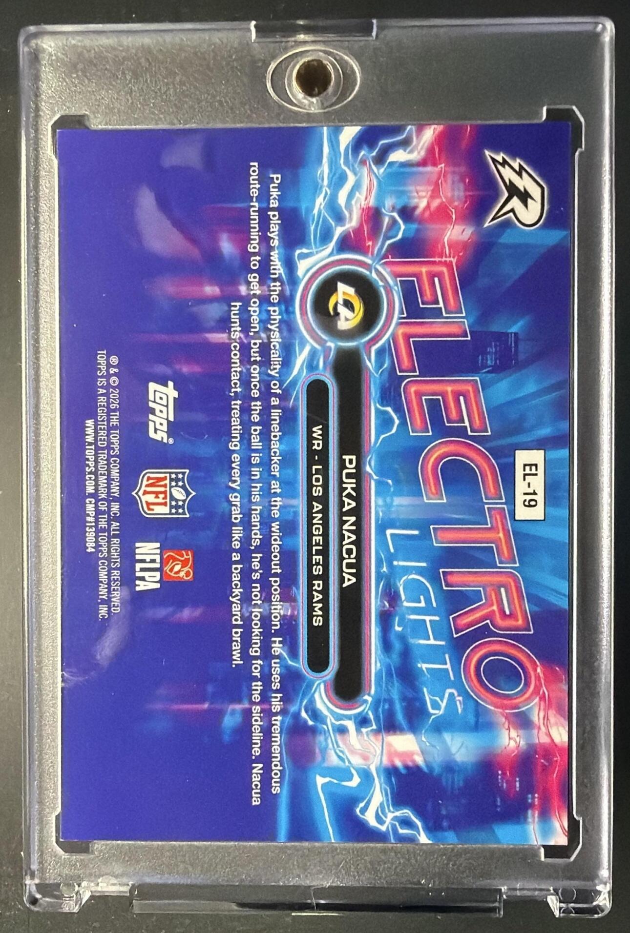 2025 Topps Resurgence Puka Nacua #EL-19 Electro Lights