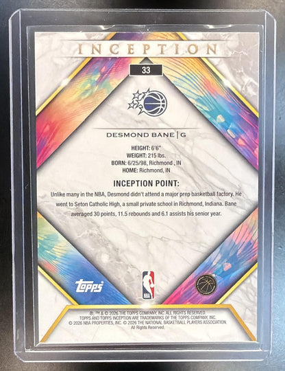 2026 Topps Inception NBA Desmond Bane #33 2/5 Magic