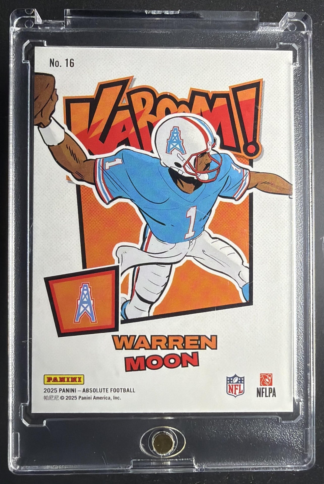 2025 Panini Absolute Warren Moon #16 Kaboom Horizontal