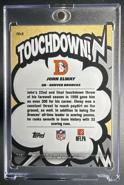 2026 Topps John Elway Suddenly Touchdown SSP