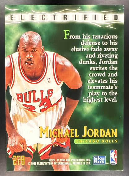 1995-96 Skybox Premium Michael Jordan #278 Electrified Bulls
