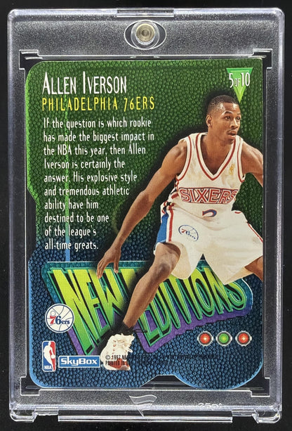 1996-97 Skybox Premium Allen Iverson #5 New Editions RC