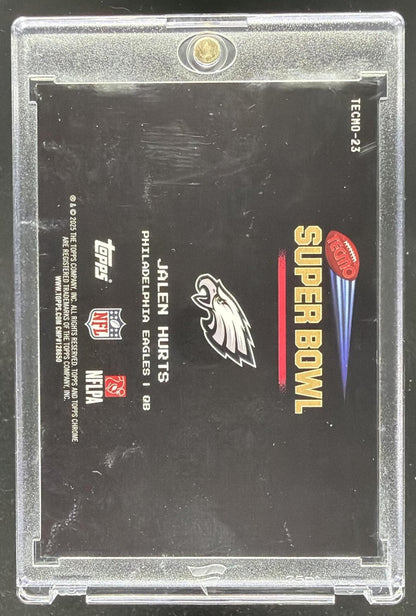 2025 Topps Chrome Jalen Hurts #TECMO-23 Tecmo Bowl SSP