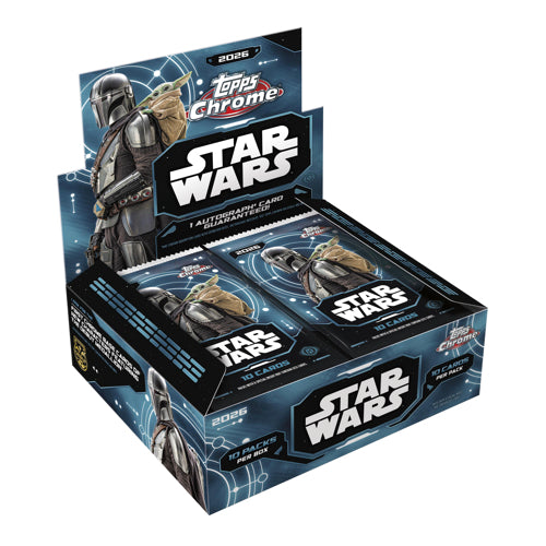 PRE ORDER 2026 Topps Star Wars Chrome Hobby Box