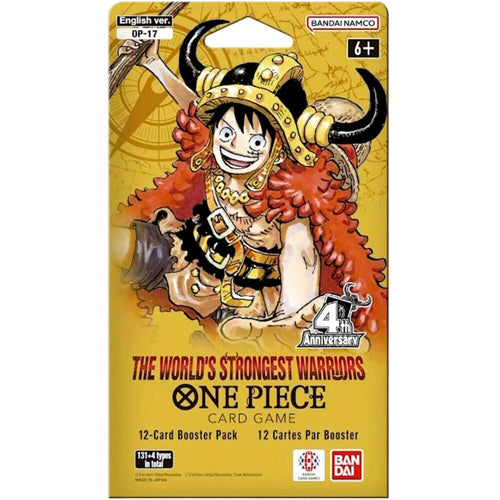 The World's Strongest Warriors Sleeved Booster Pack - The World's Strongest Warriors (OP17)