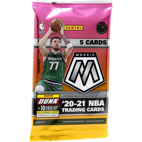 2020-21 Panini Mosaic Basketball Cello Multi Pack