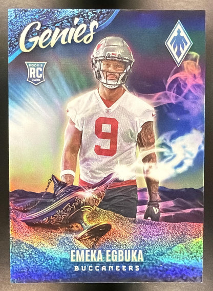 2025 Panini Phoenix Emeka Egbuka #15 Genies RC