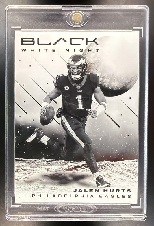 2023 Panini Black Jalen Hurts #WN-25 White Night SSP