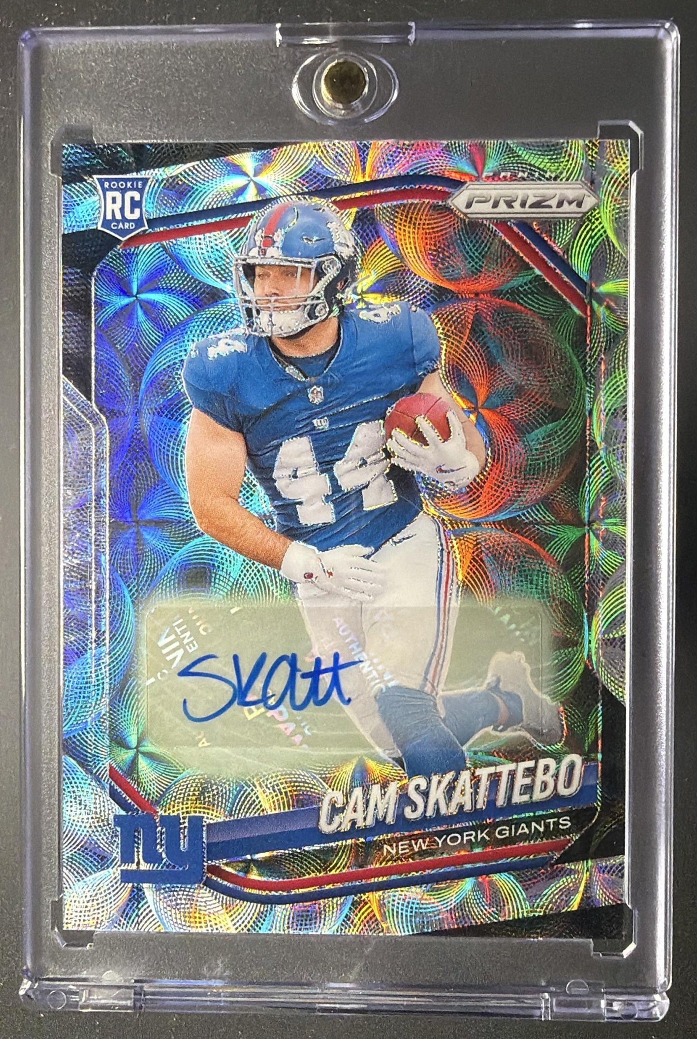 2025 Panini Prizm Cam Skattebo #363 Rookie Choice Auto 40/100 RC