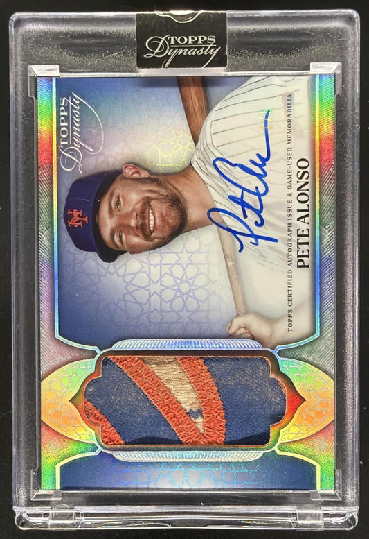 2025 Topps Dynasty Pete Alonso #DAP-PA5 Auto Patch /5 NASTY