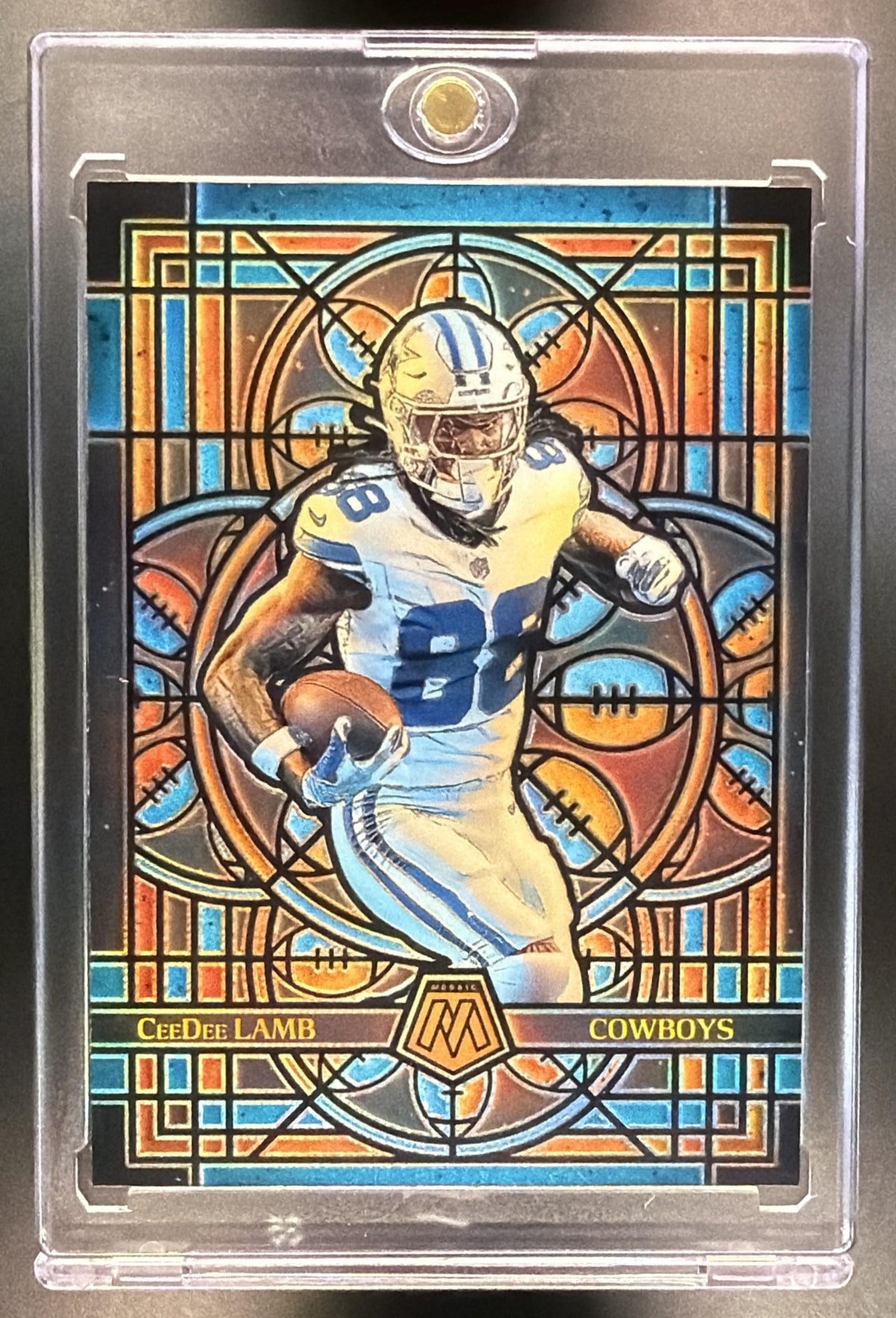 2025 Panini Mosaic CeeDee Lamb #9 Stained Glass Cowboys