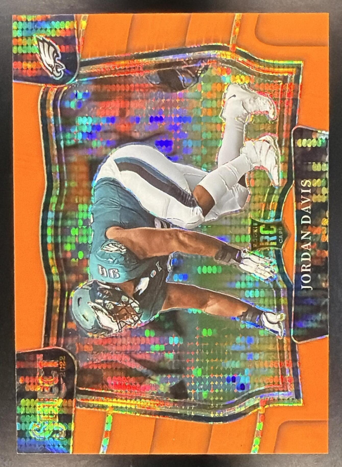 2022 Select Football Jordan Davis #432 Field Level Orange Pulsar FOTL 6/7 RC