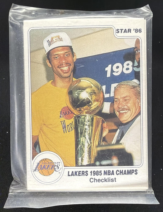 1984-85 Star All-Star Game Kareem Abdul Jabarr Lakers Sealed