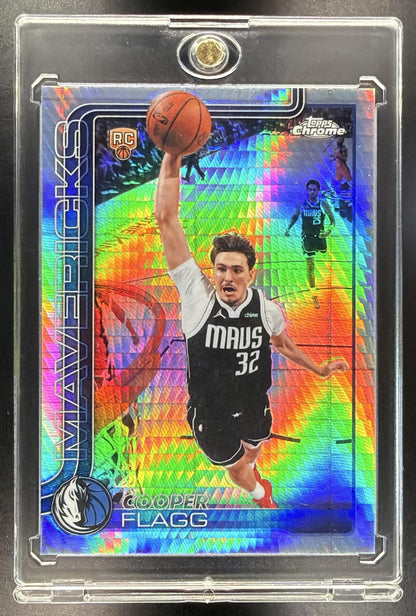 2025-26 Topps Chrome Update Cooper Flagg #151 Prism Refractor RC
