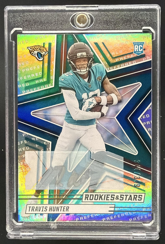 2025 Panini Rookies & Stars Travis Hunter #186 Signatures RC Auto /349