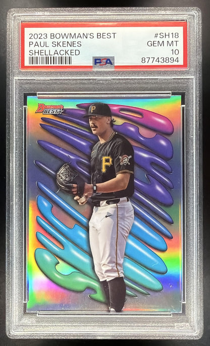 2023 Bowman's Best Paul Skenes #SH-18 Shellacked PSA 10
