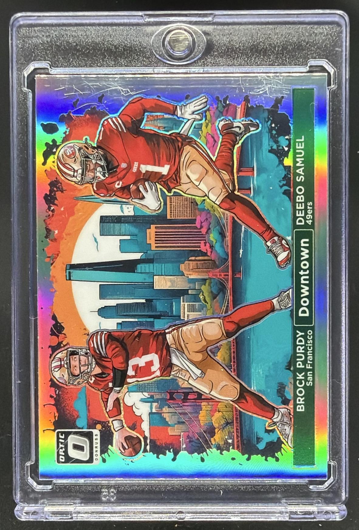 2024 Panini Donruss Optic Brock Purdy Deebo Samuel #2 Downtown Dual SSP