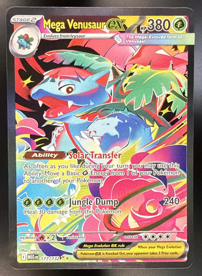 2025 Pokemon Mega Evolutions Mega Venusaur ex 177/132 NM