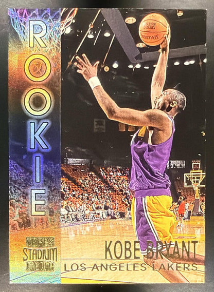 1996-97 Topps Stadium Club Kobe Bryant #R9 Rookies Series Two RC Lakers