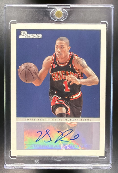 2009-10 Bowman '48 Derrick Rose #48A-DR Auto