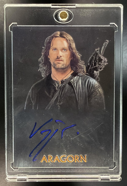 2004 Topps Chrome Lord Of The Rings Aragorn Viggo Mortensen Autograph