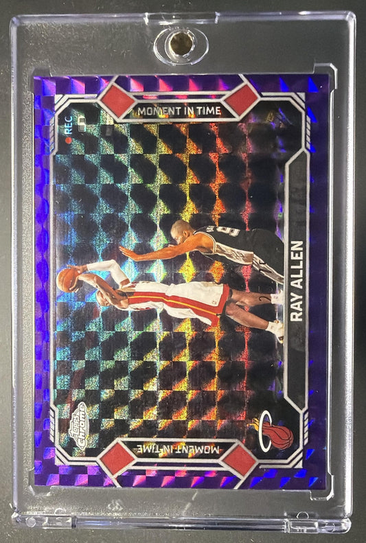 2025-26 Topps Chrome Update Ray Allen #MT-21 Moment In Time