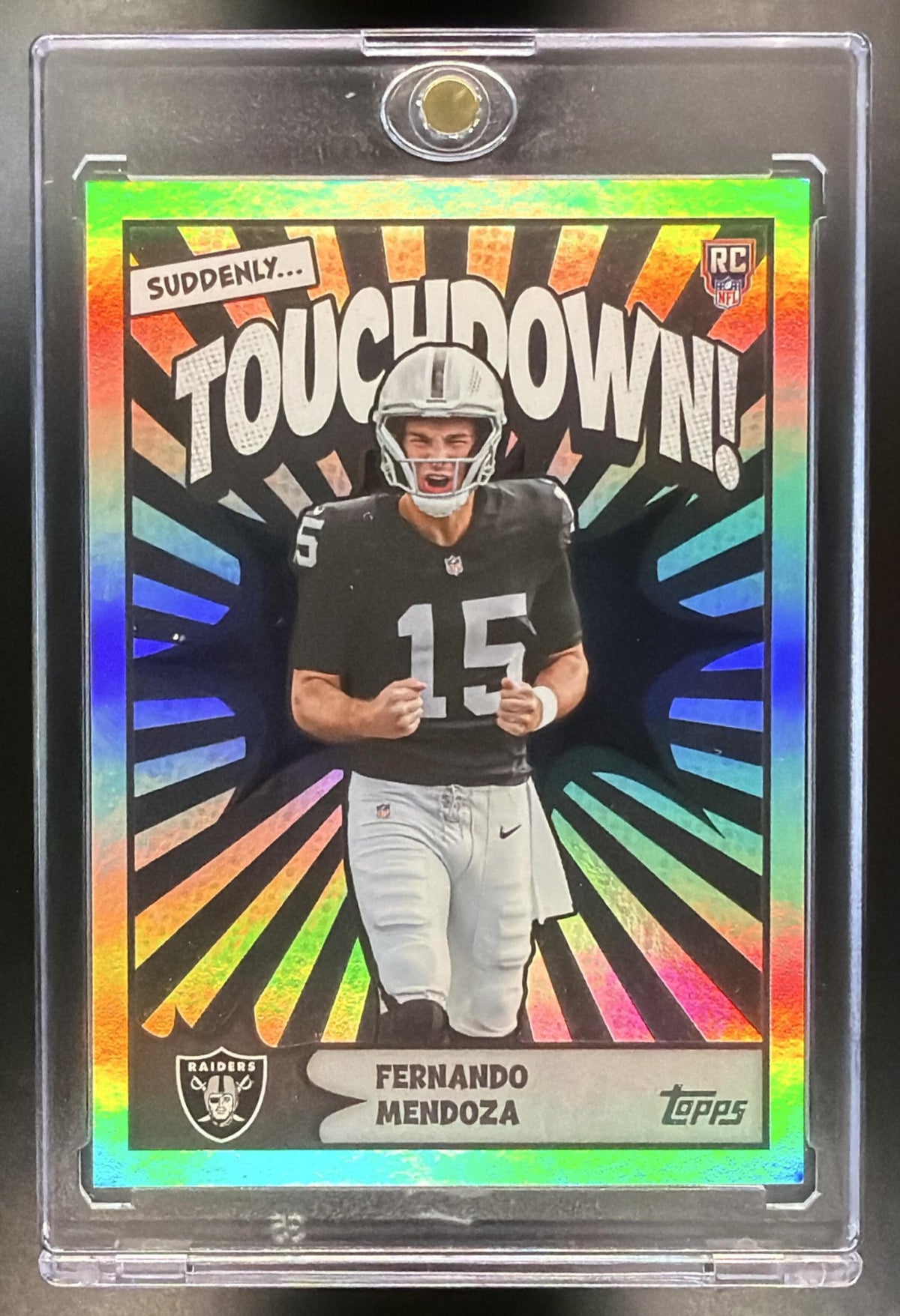 2026 Topps Fernando Mendoza #TD-34 Touchdown SP RC