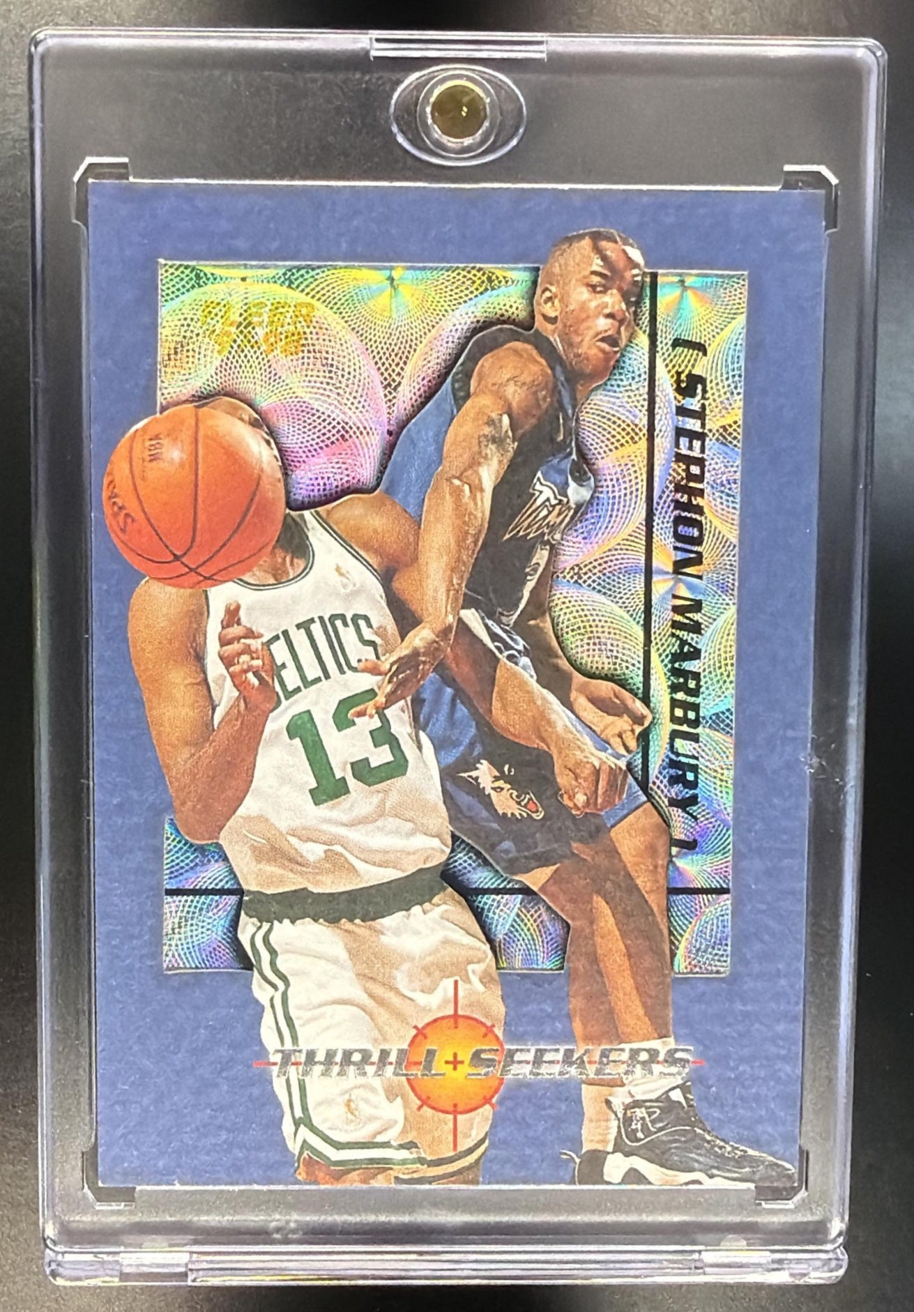 1997-98 Fleer Stephon Marbury #8TS Thrill Seekers