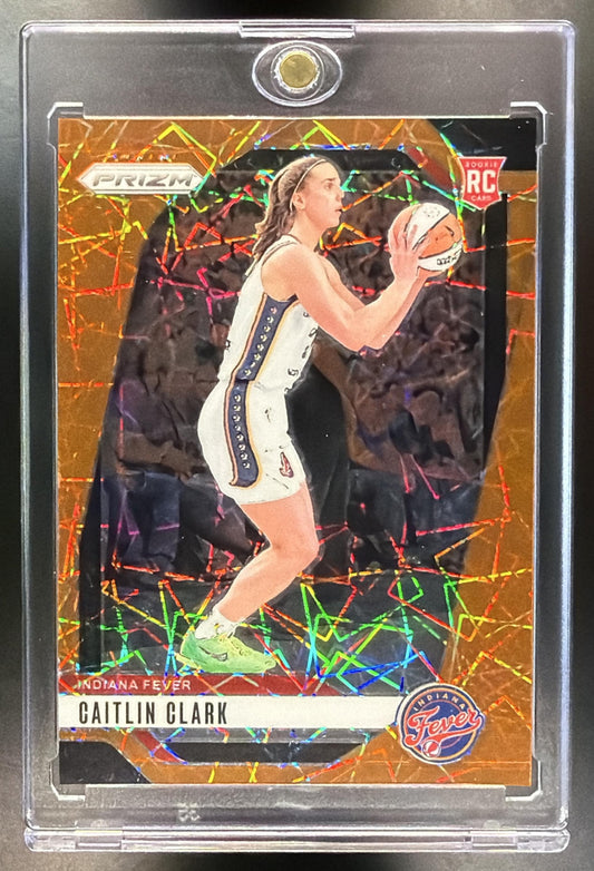 2024 Panini WNBA Prizm Caitlin Clark #22 Orange Velocity RC