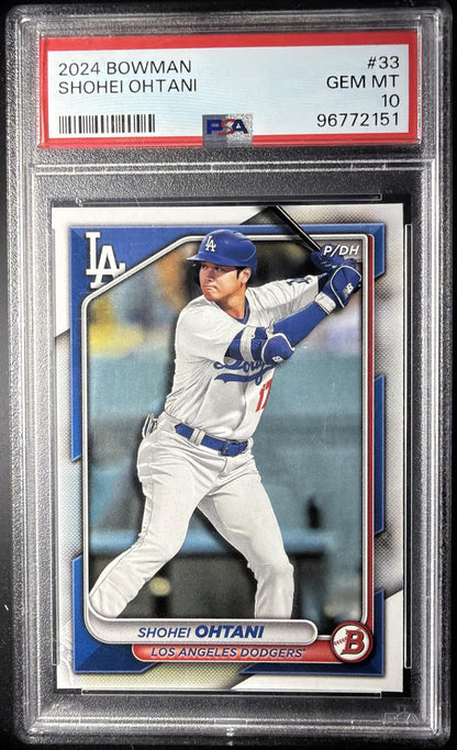 2024 Bowman Shohei Ohtani #33 PSA 10