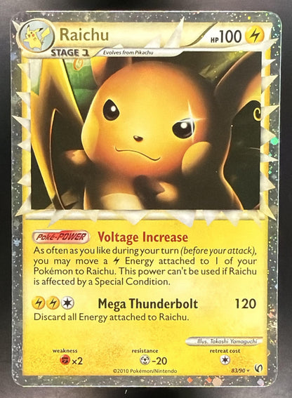 2013 Pokemon Undaunted Raichu 83/90 LP